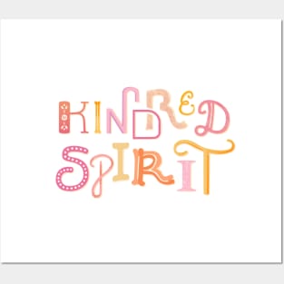 Kindred Spirit (pink) Posters and Art